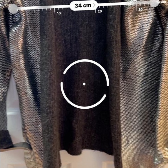 Metallic silver cardigan/ blazer - Picture 4 of 6